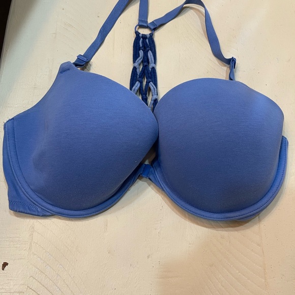 Victoria's Secret Vibrant Blue Bra with Unique Back - Picture 1 of 2